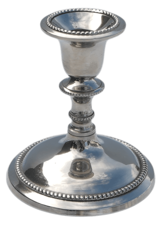 Versilbert, 1 Arm, 14 cm hoch