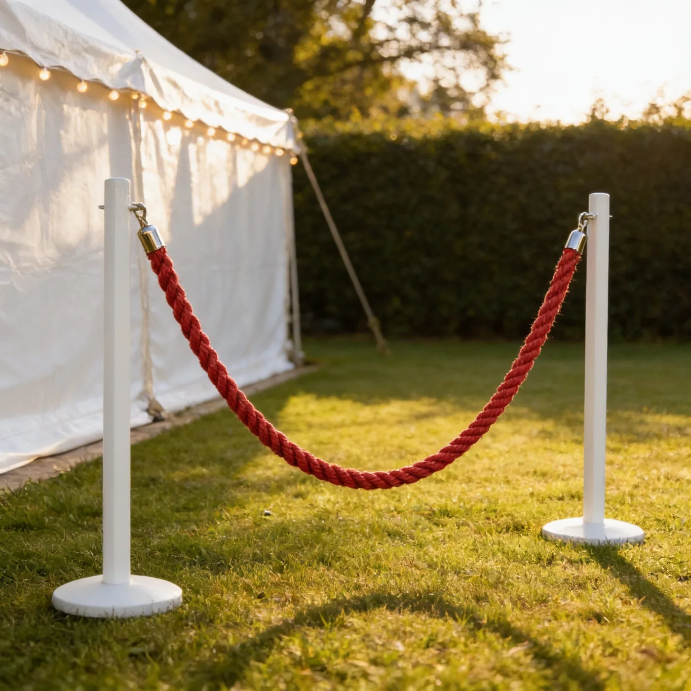 Rope for stanchions
